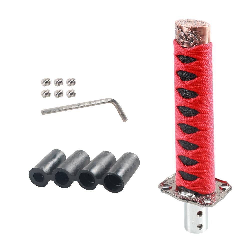 Samurai Gear Shift Knob Car Modification Accessories Unique Japanese Warrior Style Manual Shifter for JDM and Custom Interiors