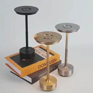 Adjustable Atmosphere Lamp with Touch Control, 3 Light Colors & Dimming Feature, USB Rechargeable for Home, Bar and Cafe. It serves as an ideal Christmas decoration and gift.