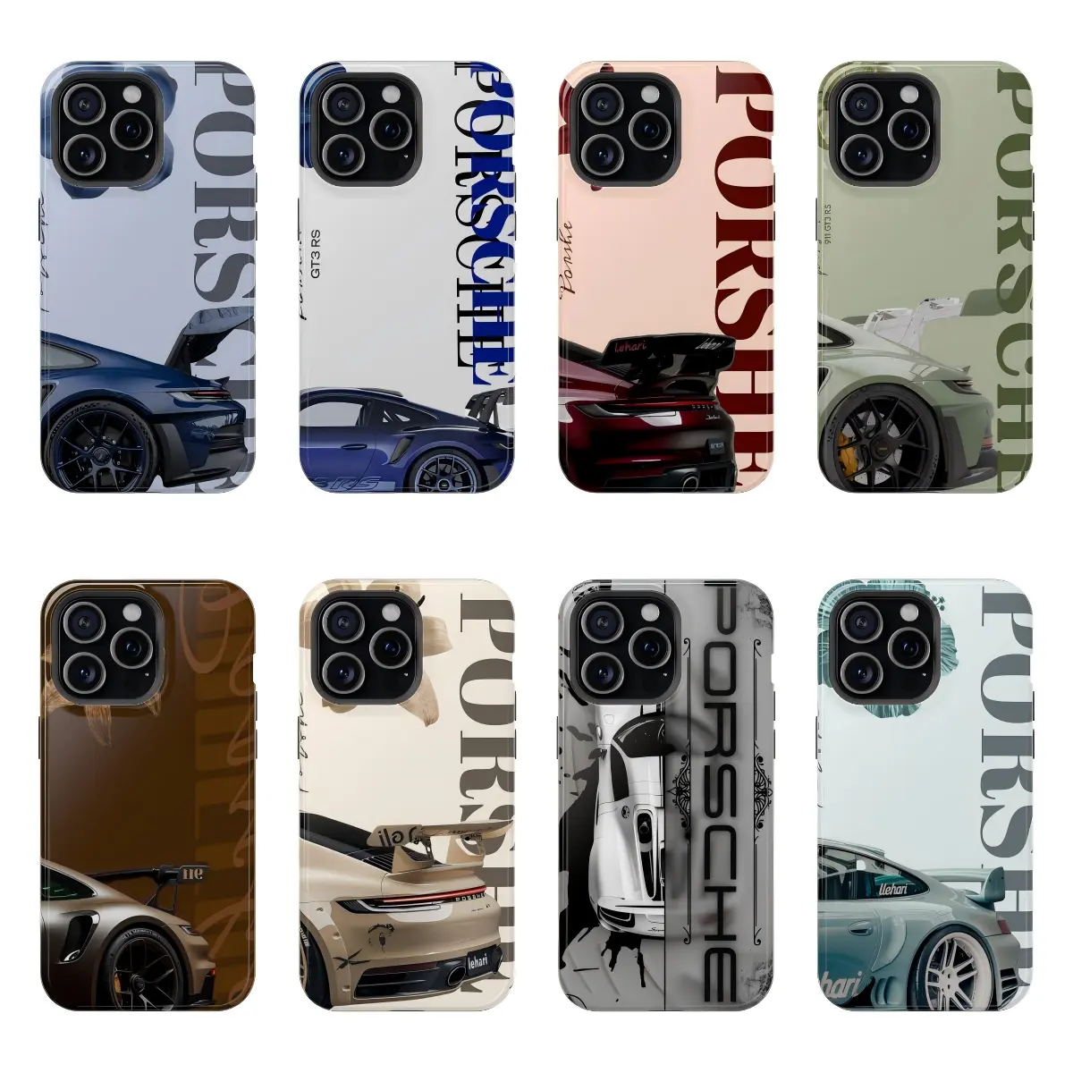 Sports Car Racing Phone Case, Protective Cover Suitable for iPhone 17-11 Pro Max/Plus and  Samsung Galaxy S23-25
