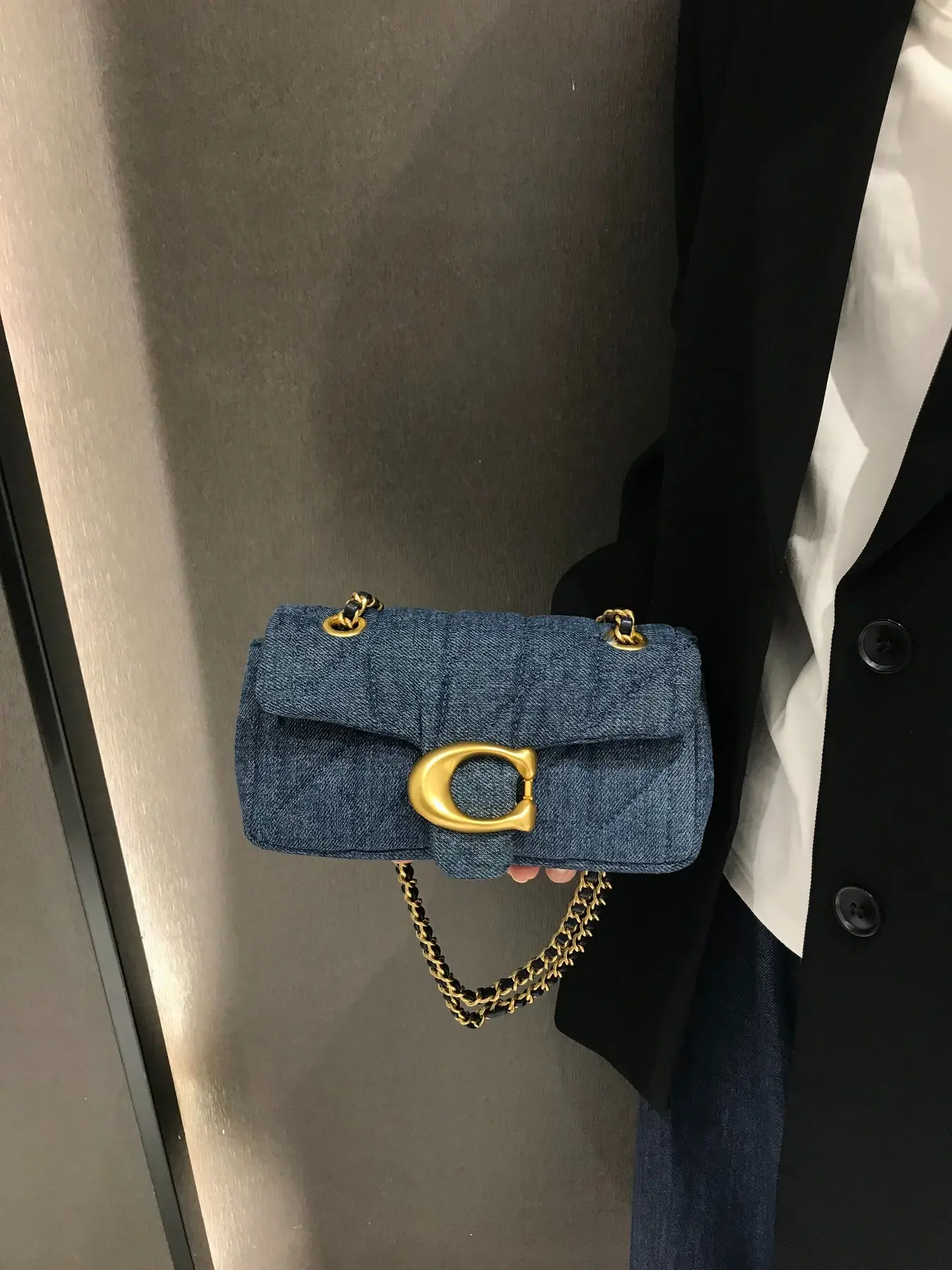 Women's Rhombus Metal Buckle Chain Shoulder Bag, Vintage Luxury Small Square Bag, Fashion Versatile Crossbody Commuter Bag
