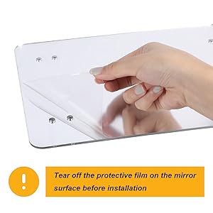 7" Bird Mirror with Rope Perch Bird Toys Swing, Comfy Perch for Greys Amazons Parakeet Cockatiel Conure Lovebirds Finch Canaries