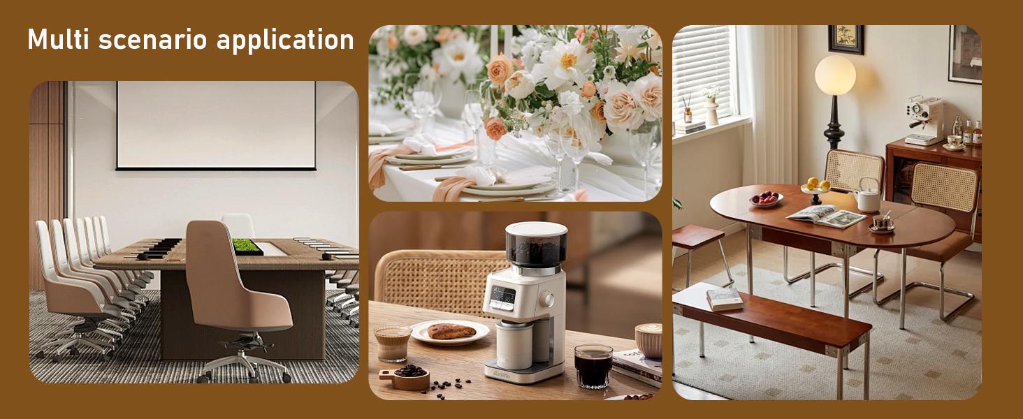 Table 63 Inches,Waterproof Boho with Tassel,for Coffee Table