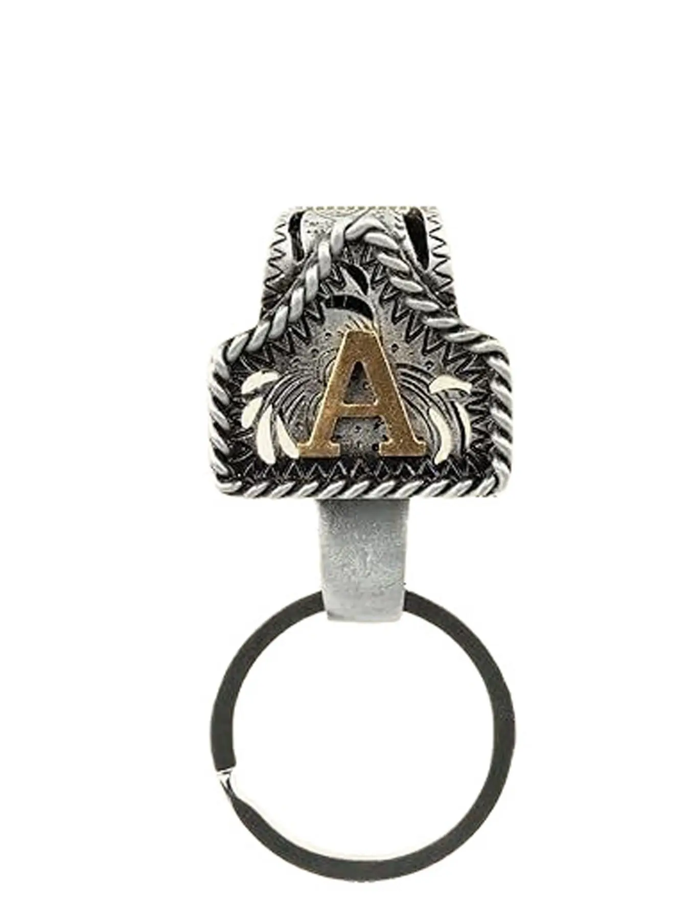 Western Cowboy Style Keychain, Fashionable Plain Design, Alloy Material, Perfect for Keys and Bags, All-Season Accessory, Stylish Keyring