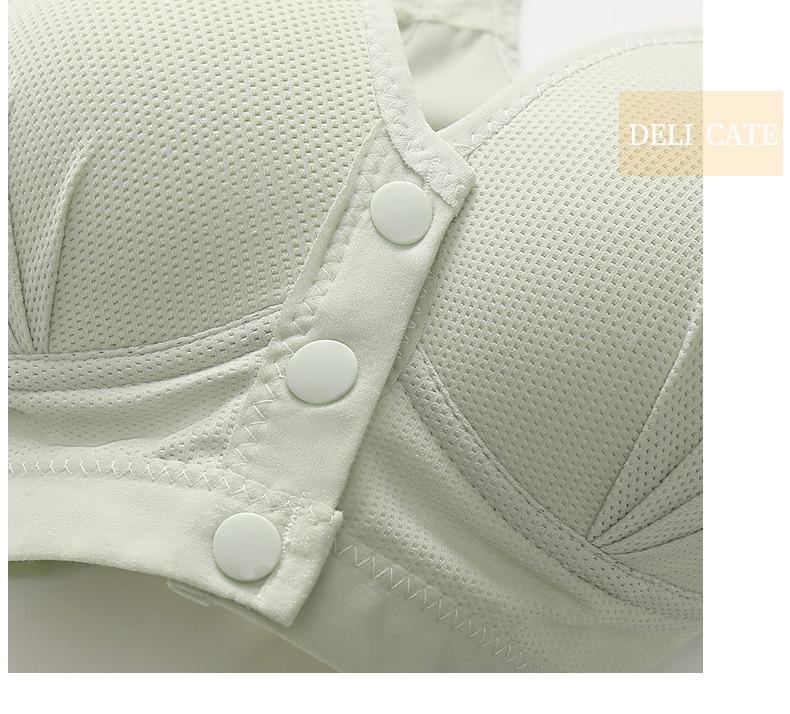 Supportive Seamless Front Closure Nursing Bra For Women Plus Size Wireless Maternity Bralette Breathable Comfort Lingerie Adjustable Hook Underwear 6/3 Pack Mother's Day Gift -RR