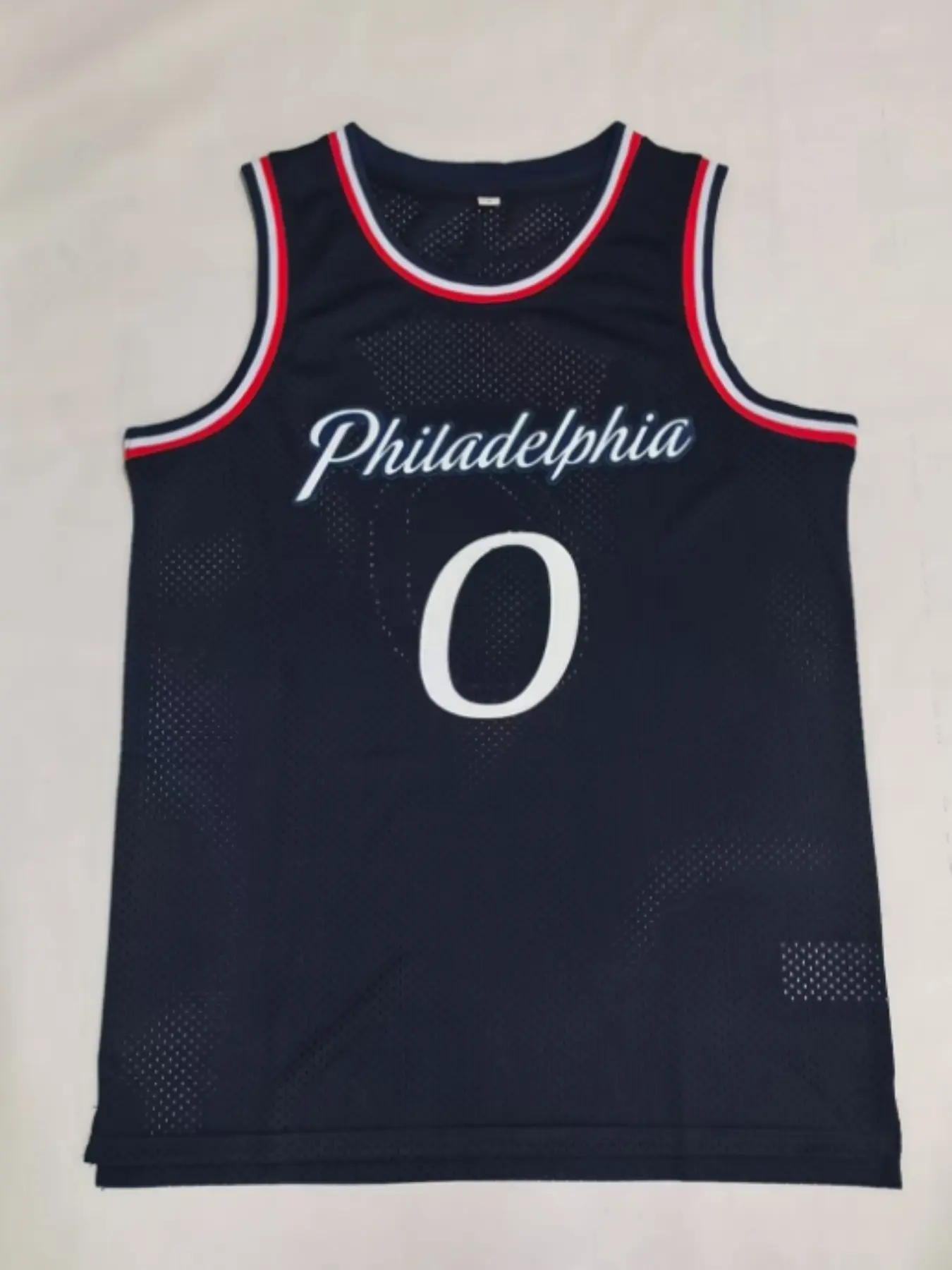 Breathable Embroidered Basketball Jersey, Washington, Moisture-Wicking, Sporty Style, Loose-Fitting, All-Seasons Wear, Training Jersey