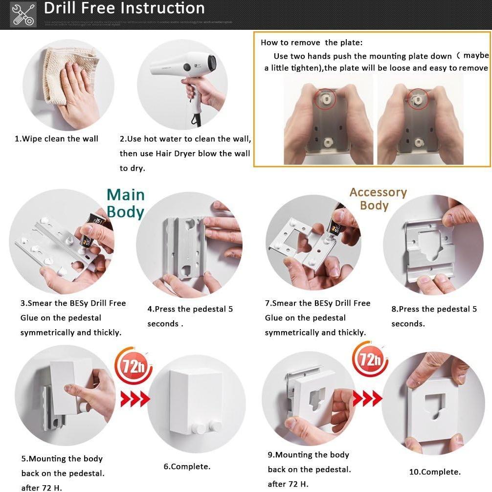 Stainless Steel Retractable Clothes Line, Wall Mounted Punch Free Invisible Retractable Clothes Line, Household Invisible Clothesline, Laundry Tools & Accessories for Home Hotel Dormitory