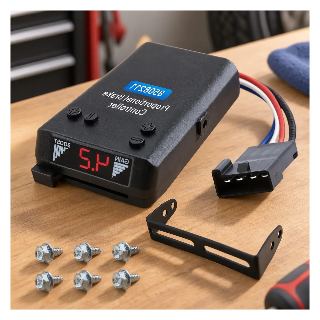 Proportional Brake Controller for 1-4 Axle Trailers 2/4/6/8 Brakes Replaces 8508220 Compatible with Ford GM Chevy Dodge RAMGift