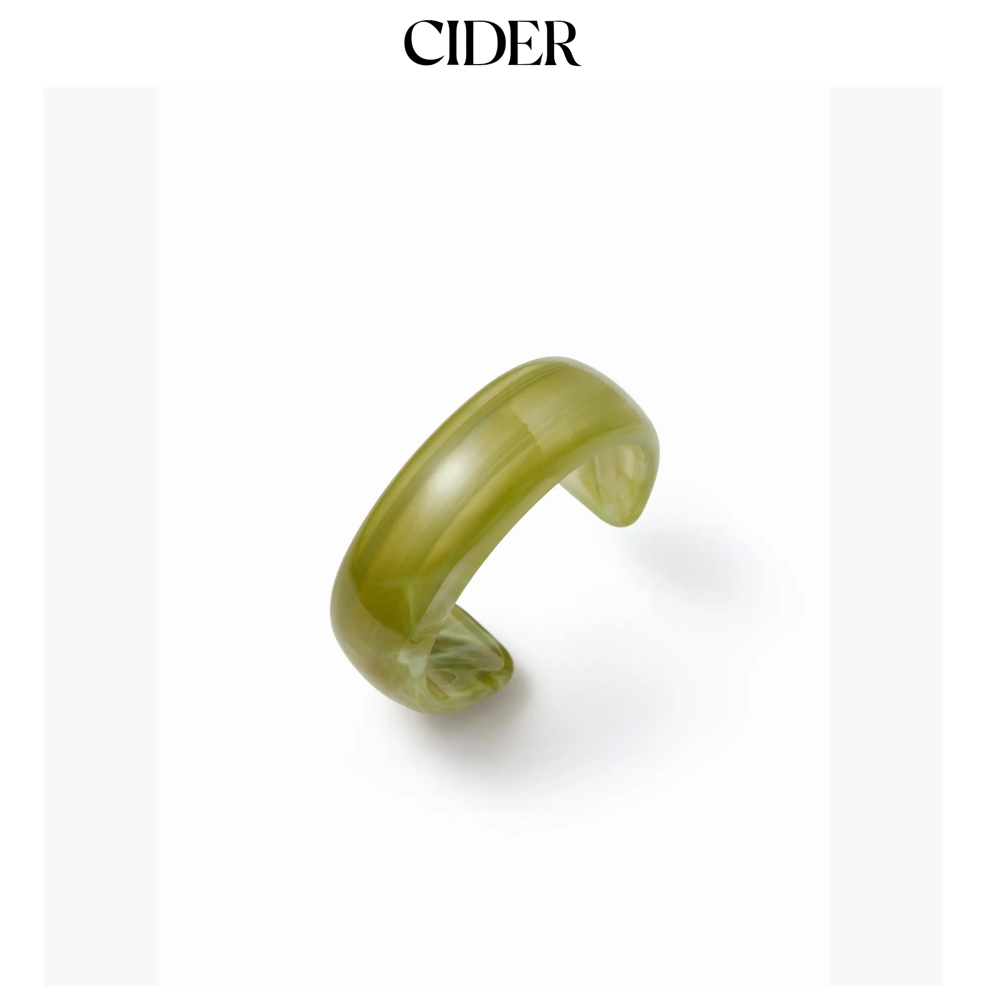 Cider TEXTURED OPEN BANGLE BRACELET