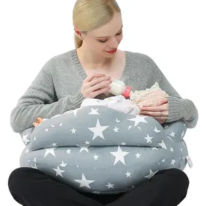 Chilling Home Nursing Pillow  Breastfeeding, Adjustable Nursing Pillow Breast Feeding Pillow Bottle Feeding, Breastfeeding Essentials  Newborn, Removable Cover