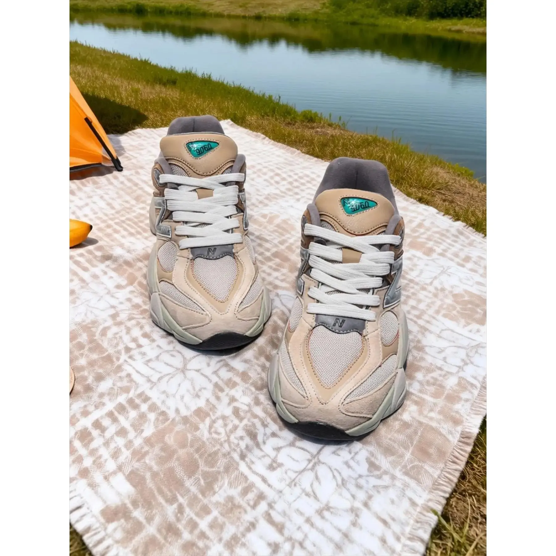 Unisex Couple Dad Shoes, Thick Sole Comfortable Casual Sports Athletic Trendy Sneakers Trainer Walking Shoes, Low Top Flatform, Textile Upper, Rubber Sole, All Seasons