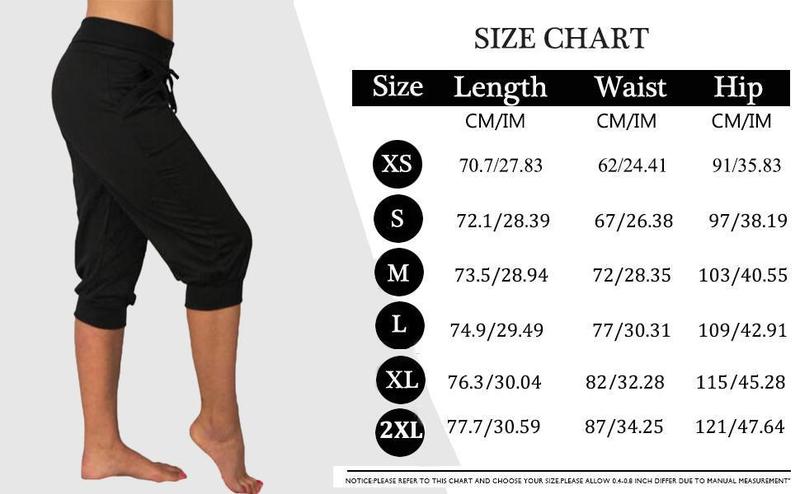 PASLTER Womens Capri Yoga Pants Loose Drawstring Pajama Pants Lounge Joggers Pants with Pockets PASLTER Womens Capri Yoga Pants Loose Drawstring Pajama Pants Lounge Joggers Pants with Pockets