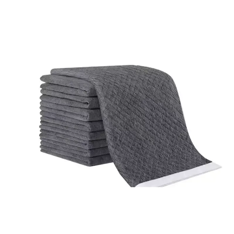 Charcoal Pet Urine Pads Supplies, Super Odor-Removing Dog Cat Diapers, Thick Disposable Waterproof Absorbent Leak-Proof, Unscented