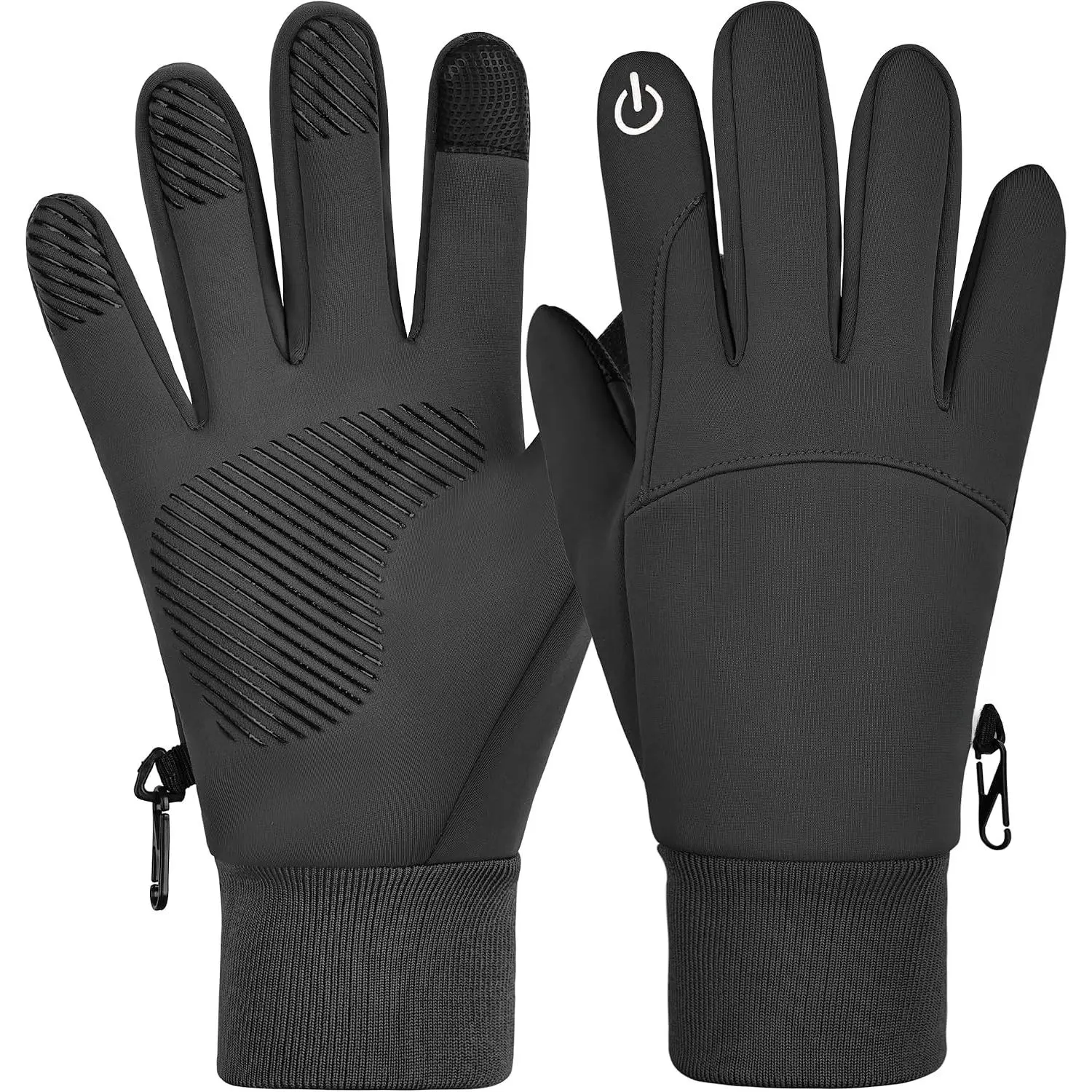 Winter Waterproof Gloves with Touchscreen Fingers for Men Women ,Windproof Liner Thermal for Running Cycling Driving Hiking