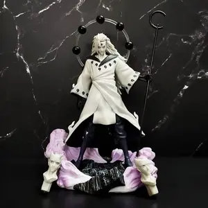 Anime Naruto Figurine, Uchiha Sasuke Six Paths Model, Uchiha Madara Six Paths Statue, Collectible Action Figure, Anime Merchandise