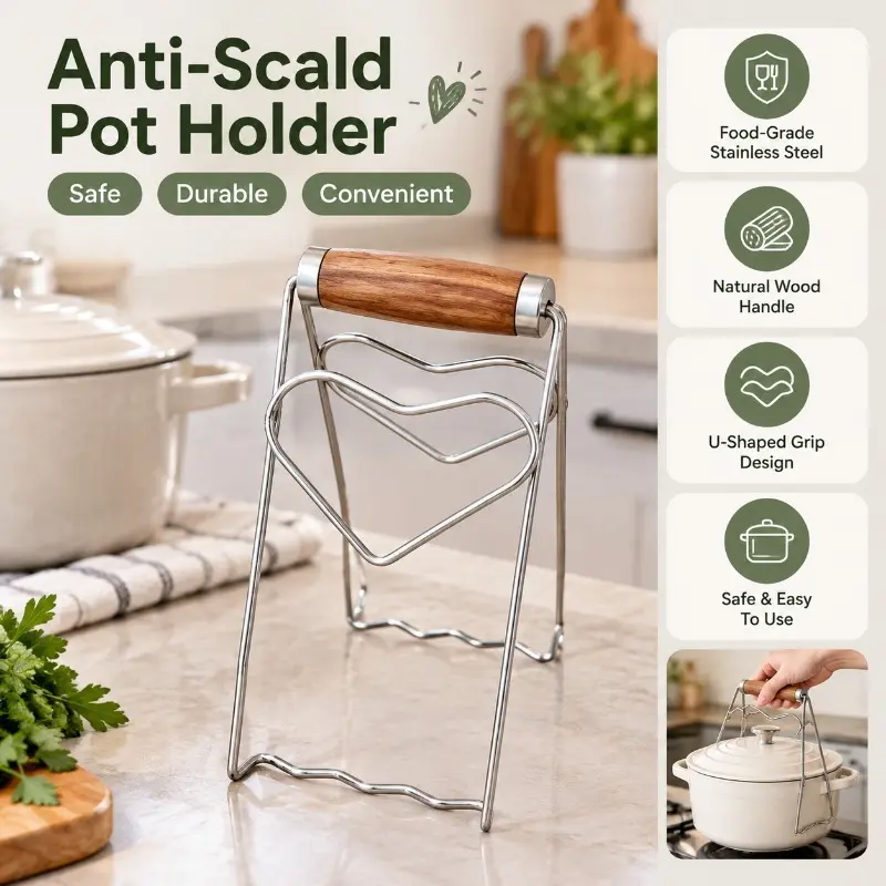 Multifunctional Steaming Plate Bowl Lifter, Non-slip Casserole & Plate Gripper, Perfect for Home Kitchen & Baking, Kitchen Accessory