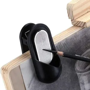 Pencil Sharpener Pointer Sketch Sandpaper 1PC Multifunction Pointer Refill Grinding Pad Painting Clip Holder Fine Art Drawing Supplies Student Artist Tool