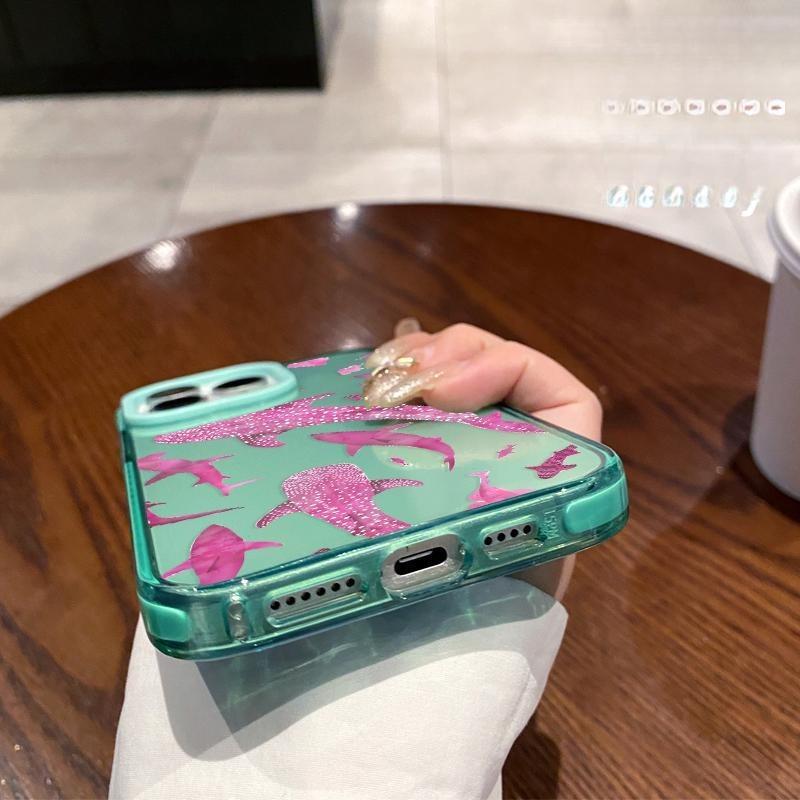 Phone case for iPhone 17 Pro Max 16 15 14 Plus 13 12 11 Air 11 Marine Life Ink Art Sharks Anti-Yellowing Shockproof durable ultra-thin Crystal Cover Phone case for iPhone 17 Pro Max 16 15 14 Plus 13 12 11 Air 11 Marine Life Ink Art Sharks Anti-Yellowing Shockproof durable ultra-thin Crystal Cover