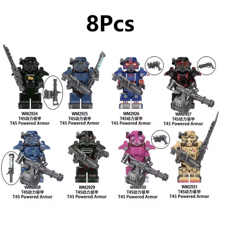 W1336-1341 WM6209 Future Technology Building Blocks Mech Super Soldier Power Armor Mini Action Figure Toys popular