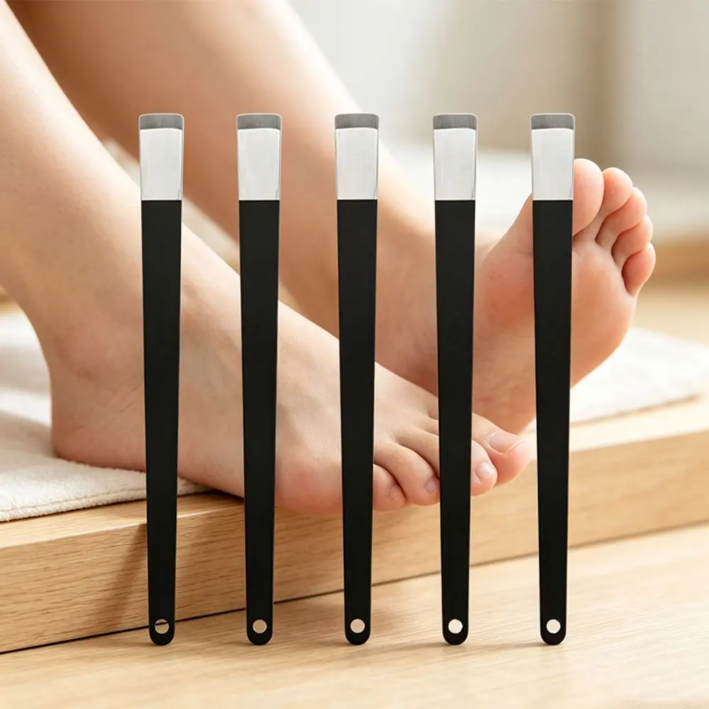 5-Piece Stainless Steel Pedicure Knife Set, Ideal for Dead Skin and Callus Removal, Essential Foot Care Tool for Daily Use