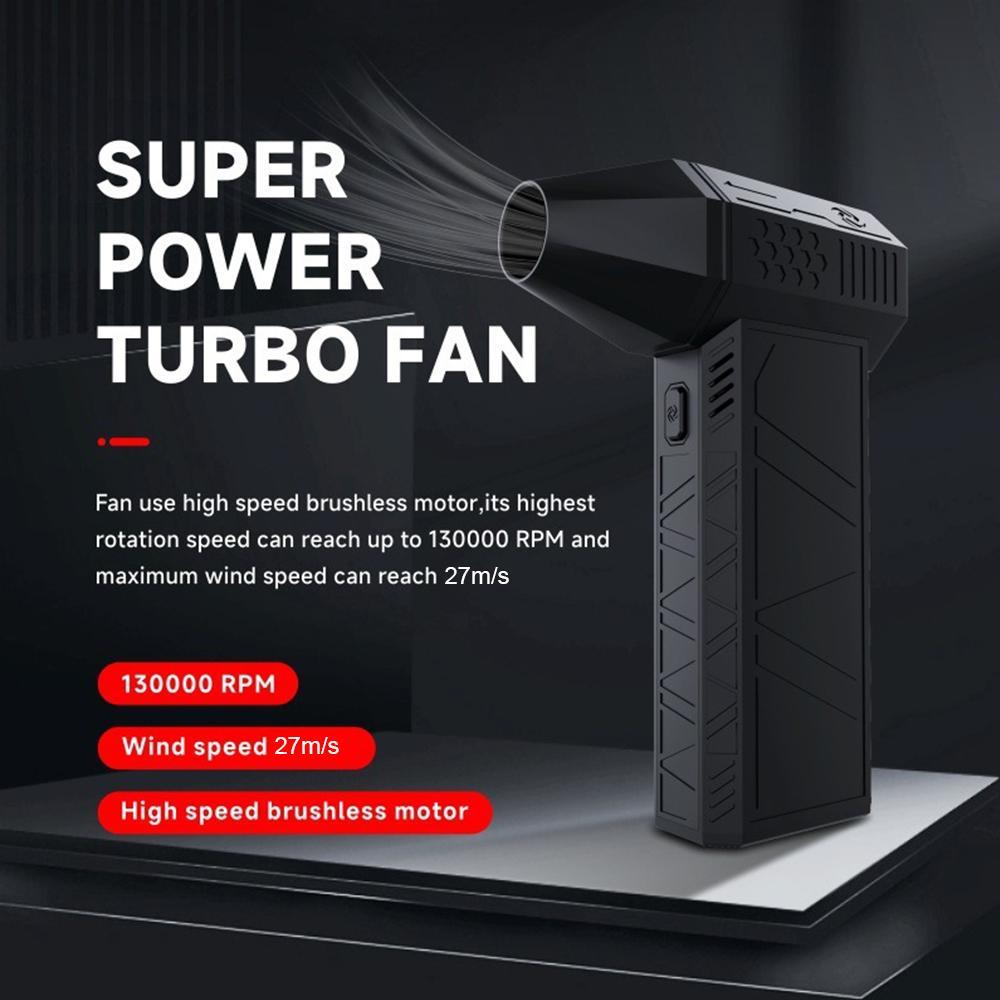 High Power Compressed Air Duster, 130000 RPM Electric Air Blower with Light, Durable Rechargeable 3 Gear Adjustable Cordless Jet Dry Blower for Car Home Keyboard Deep Cleaning, Car Electrical Appliances