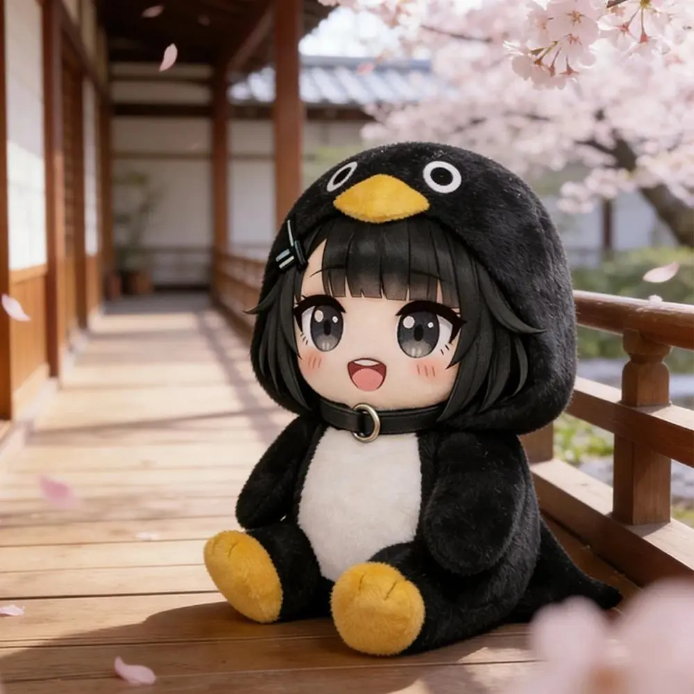 25cm Cute Gugu Gaga Plush Toy Movie Stuffed Animals Soft Stuffed Penguin Gugugaga Dolls Fans Birthday Gifts Kids Toys Room Decor