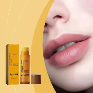 Lemon Ginger Lip Balm Turmeric Remove Dark Melanin Exfoliating Lasting Nourish Fade Lines Brightening Sleep Lip Mask Moisturizer