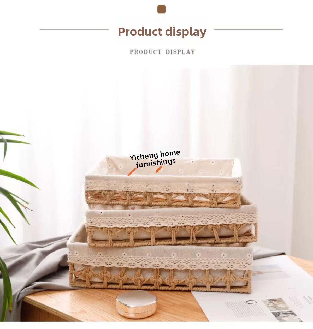 Jewelry storage, stall display, desktop storage box, storage basket, toy and key organizer, living room storage basket