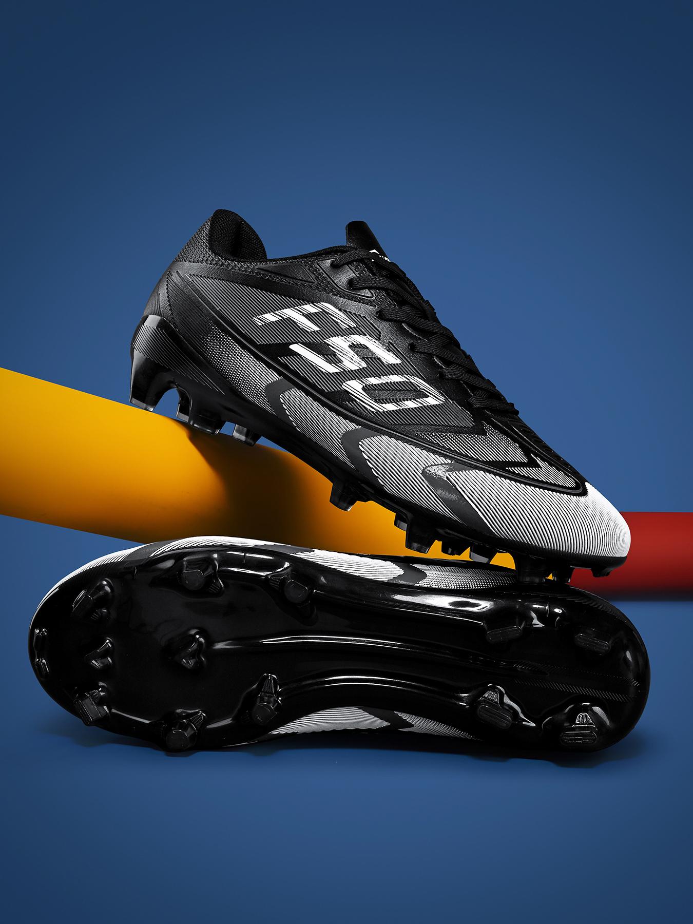 Men's Low Top Soccer Shoes Fg Ag Outdoor Sports All Season Breathable Anti-Slip Durable Professional Training Match Footwear