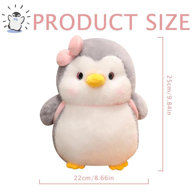 Cute Penguin Plush Toy, 1 Count Lovely Stuffed Animal Doll, Kawaii Stuffed Animals, Soft Kawaii Plushies, Perfect for Kids Birthday Gift,  Home Decor