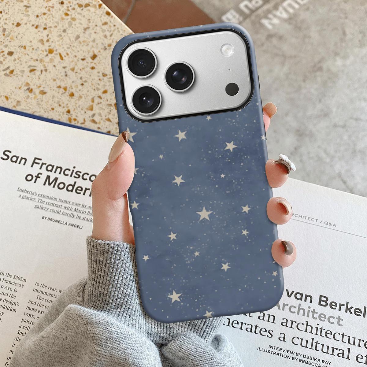 Retro Celestial Pattern Design Mobile Phone Case Drop Proof for iPhone 17 Pro Max/16 Pro Max /15Pro Max 15/14/13/12 & Samsung S26 /S25Ultra Tiktok Hot Selling
