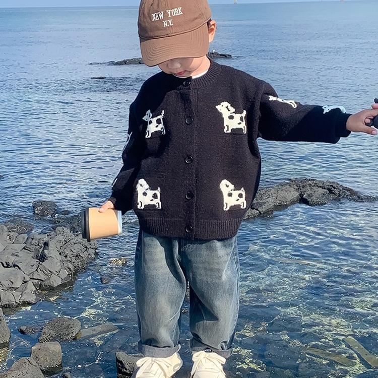 NewBoys' Fall Cardigan Jacket, Soft Open-Front Knit Top for Autumn Weather, Light Long Sleeve Layer for and Little Kids, Cozy and Comfortable for Stroller Rides, Daycare, and Gentle Everyday Adventures