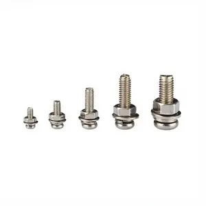 Screw Set 120pcs Boxed Round Head Bolt Nut Washer Kit M2M 2.5M3M4M5