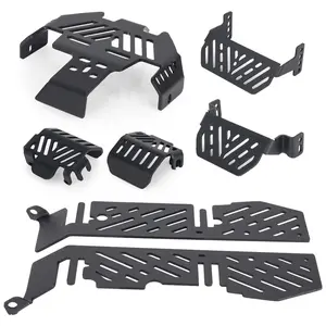 1/10 Chassis Armor Set Axle Protection Kit for Traxxas Trx-4 Sport Body Bronco K5 Blazer Defender Upgrade Version