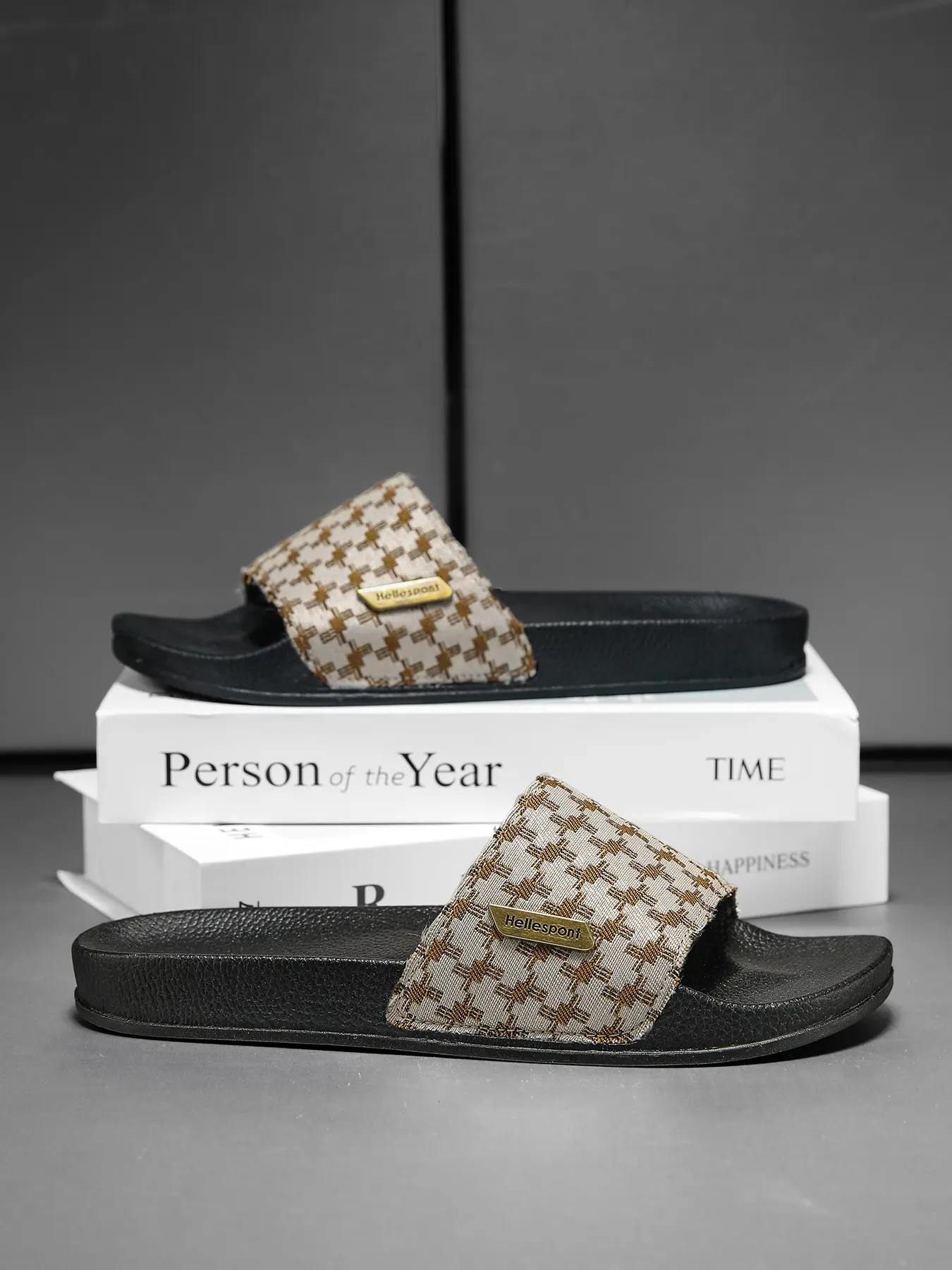 Simple Plaid Sandals, Classic Pattern Fabric, Lightweight Eva Sole, Waterproof & Easy Care, Boho Style, Perfect for Summer, Bohemian Sandals