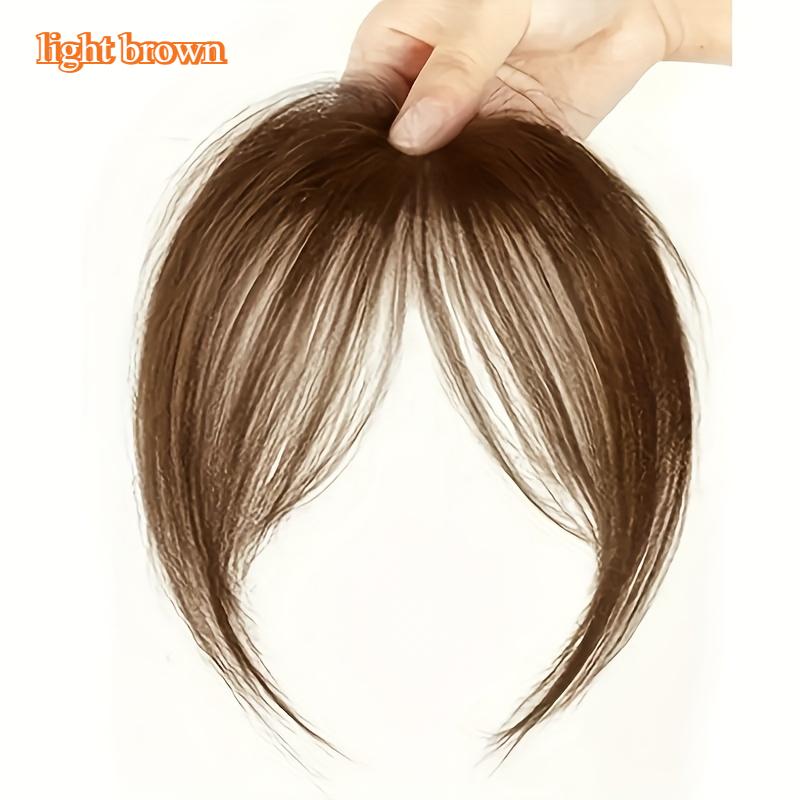 Full & Fluffy High-Temperature Synthetic Fiber Wig, Straight Style with Side Flip Bangs, Lightweight Basic Wig for Daily Wear & Dating Head Long Wavy Clip-In Hair Extensions Pre-Looped Passion Twist Crochet Pre-Twisted Claw Ponytail Dark Brown Beads curly