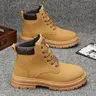 Men's Outdoor Hiking Boots, Casual Fashion Versatile Shoes, Streetwear Motorcycle Boots, Climbing Boots for Daily Use, Hiking Style Shoes, Trekking Shoes, Outdoor Trekking Footwear
