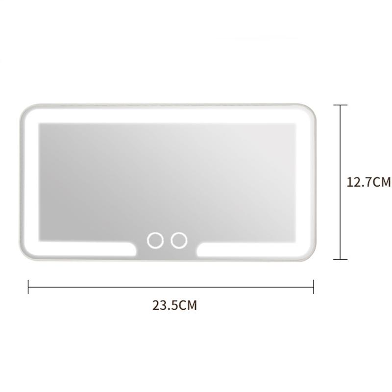 Car LED Makeup Mirror, Rechargeable Car Sun Visor Mirror, Dimmable Touchscreen Auto Vanity Mirror, Car Interior Accessories,car decor,boujee car accessories Car LED Makeup Mirror, Rechargeable Car Sun Visor Mirror, Dimmable Touchscreen Auto Vanity Mirror, Car Interior Accessories,car decor,boujee car accessories