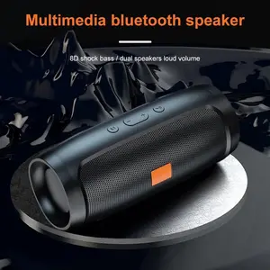 USB Bluetooth Speaker Dual Speaker Stereo Outdoor Tfusb Playback Fm Voice Broadcasting Portable Subwoofer Wireless Speaker