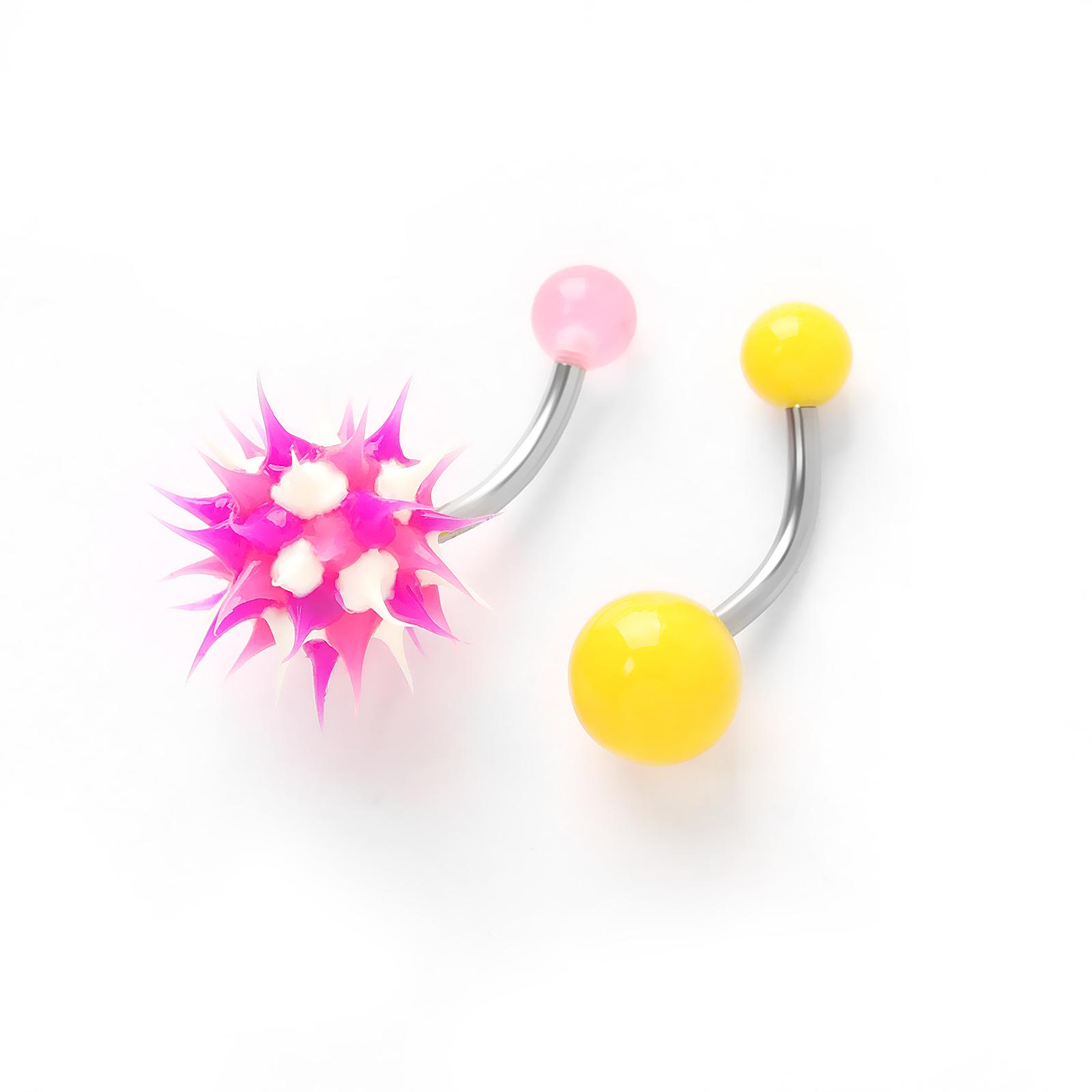 316L Stainless Steel Mixed Style Body Piercing Jewelry Set with Case, Colorful Nose Rings Tongue Rings Eyebrow Rings, Hypoallergenic Piercing Kit for Women Men