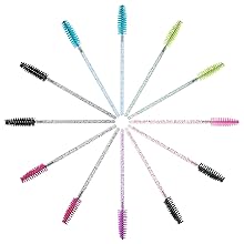 100PCS Disposable Eyelash Brush, Mascara Wands Makeup Brushes Applicators Kits for Eyelash Extensions and Eyebrow with Container (Purple) 100PCS Disposable Eyelash Brush, Mascara Wands Makeup Brushes Applicators Kits for Eyelash Extensions and Eyebrow with Container (Purple)