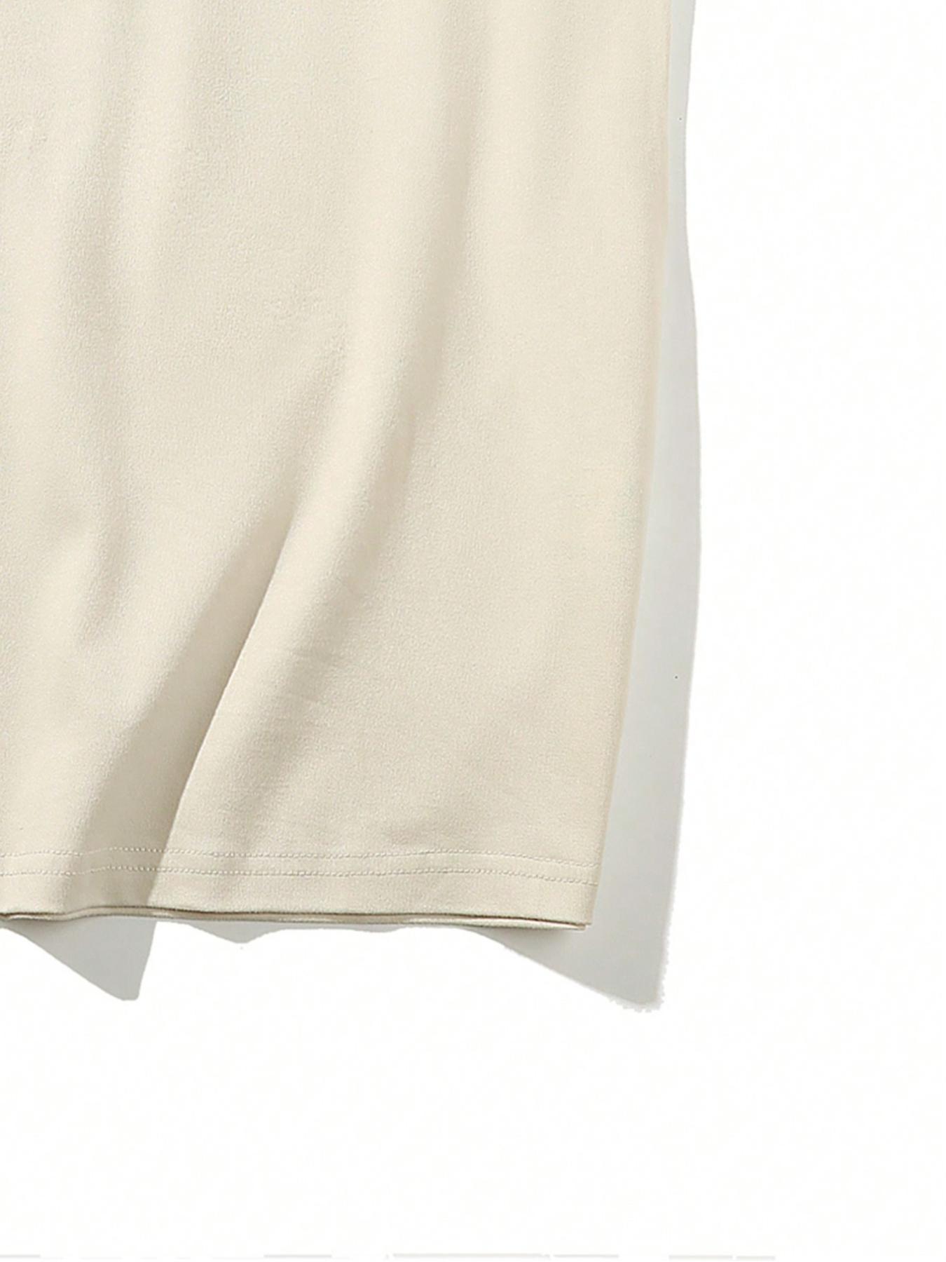 Men's Playing Card Print Round Neck Sleep Tank Top, Casual Soft Comfortable Regular Fit Sleeveless Sleep Top for All Seasons, Menswear Loungewear for Daily Wear