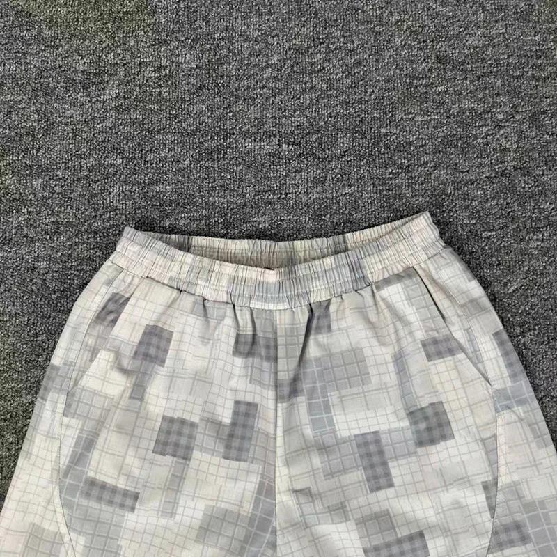 Kyn Apparel Summer Style Casual Fashion Camouflage Breeches Men Women Best Quality Inside Mesh Grey Checkered Shorts
