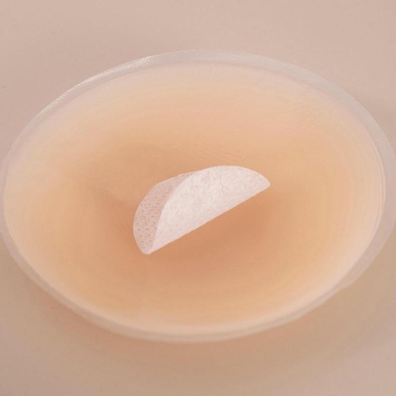 AWAYTR Nipple Cover for Women Sticky Adhesive Silicone Pasties Waterproof Reusable Pasty Nipple Cover with Travel Bag 1/3/5Pair