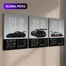 【Black Friday】Set of 3 Wooden-Framed Supercar Canvas Prints, Triple-Panel Car-Themed Wall Art for a Men's Bedroom or Living Room, Gift for Automotive Enthusiasts #GLOBAL PICKS