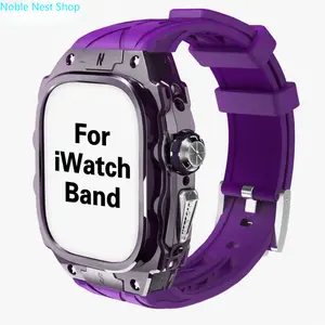 2026 Trend Supercar Clear All-In-One Apple Watch Ultra Armor Band, Rugged Shockproof Integrated Sport Strap, Racing Wristband for Ultra/Ultra 2/Ultra 3 49mm Outdoor Daily Accessory