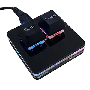 Mechanical Mini Programmable RGB Backlit USB Keyboard with 2/3/4/6 Macro Keys and New Case for Desktop Application