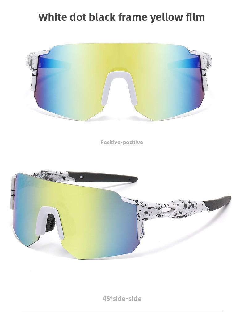 New windproof sports sunglasses, colorful outdoor cycling glasses, UV protection and sun protection sunglasses