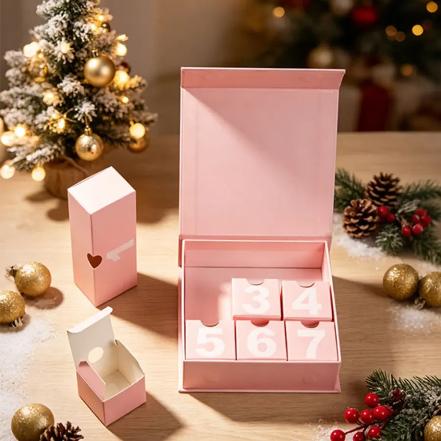 Christmas Gift Box Set, Countdown Calendar Holiday Surprise, Perfect Christmas Present, Festive Gift Packaging, Ideal for Holidays