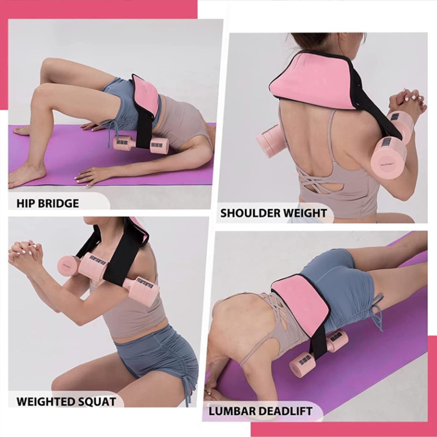 Hip Bridge Weight Belt Yoga Sports Dumbbells Waist Training Hip Bridge Weight Belt Hip Push Home Exercise Auxiliary Belt