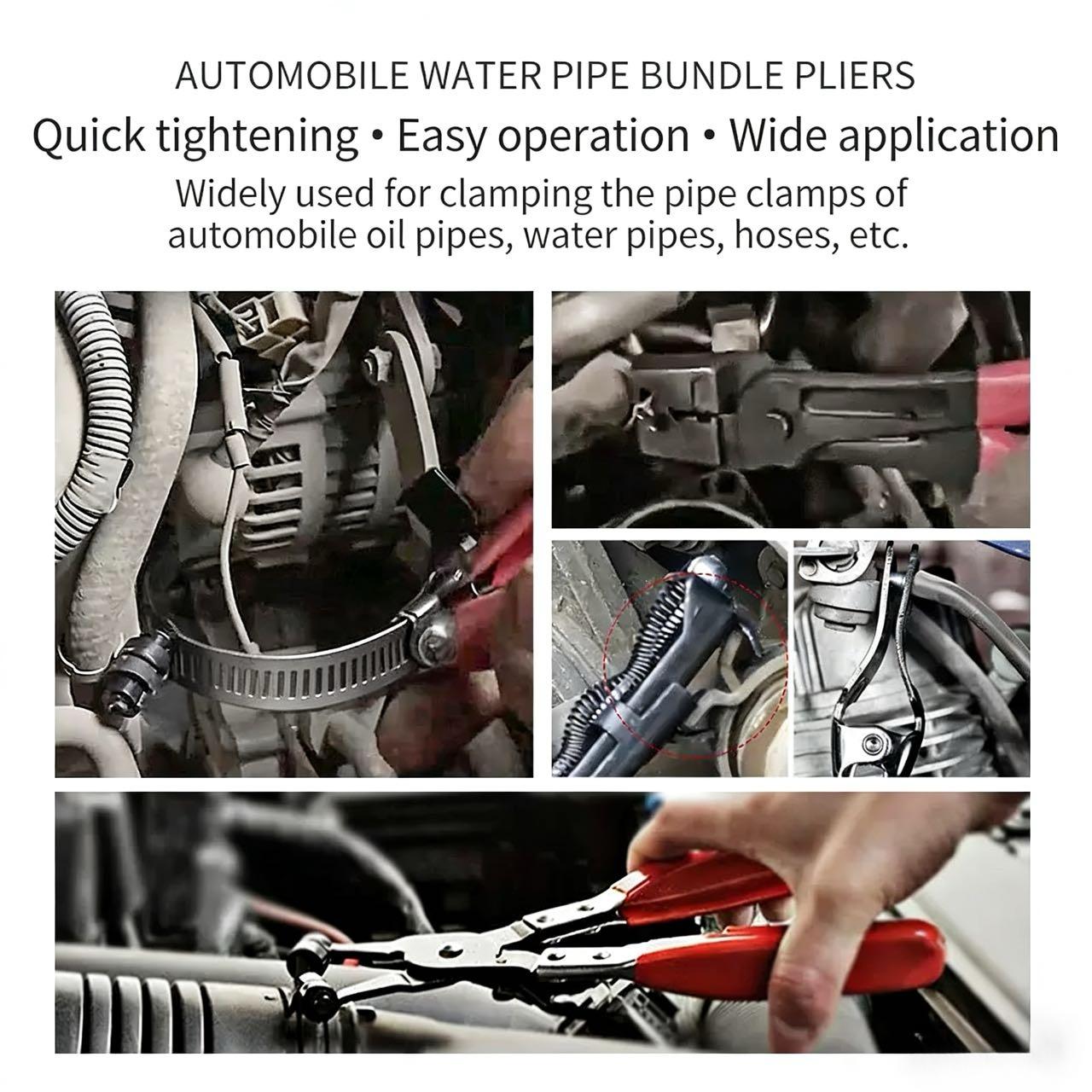 5PCS Hose Clamp Pliers Set | Auto Repair Tool Kit for Fuel, Coolant & Oil Lines | Easy Removal & Installation   automotive wire disconnect pliers, automotive wire plug connector disconnect tool, connector separator and hose clamp pliers